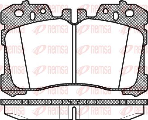 Kawe 1320 00 - Тормозные колодки, дисковые, комплект abcparts.ee