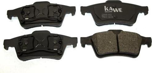 Kawe 810065 - Тормозные колодки, дисковые, комплект abcparts.ee