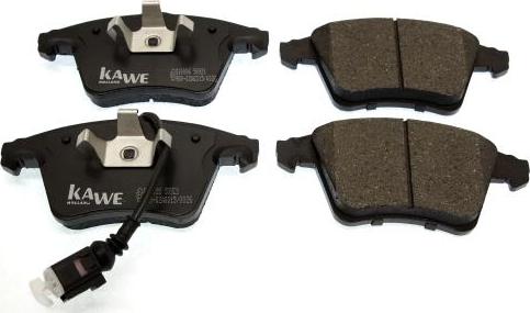 Kawe 810086 - Тормозные колодки, дисковые, комплект abcparts.ee