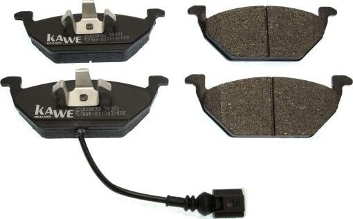 Kawe 810033 - Тормозные колодки, дисковые, комплект abcparts.ee