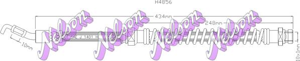 Kawe H4856 - Тормозной шланг abcparts.ee