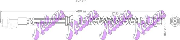 Kawe H6526 - Тормозной шланг abcparts.ee