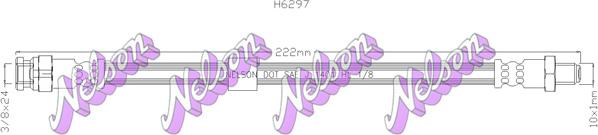 Kawe H6297 - Тормозной шланг abcparts.ee