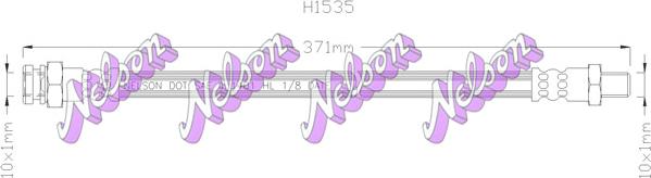 Kawe H1535 - Тормозной шланг abcparts.ee