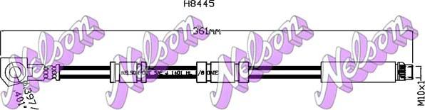 Kawe H8445 - Тормозной шланг abcparts.ee