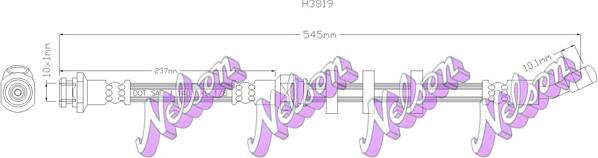 Kawe H3819 - Тормозной шланг abcparts.ee