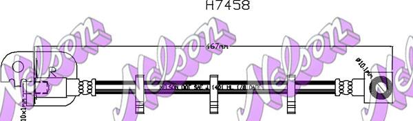 Kawe H7458 - Тормозной шланг abcparts.ee