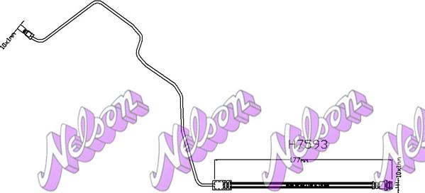 Kawe H7593 - Тормозной шланг abcparts.ee