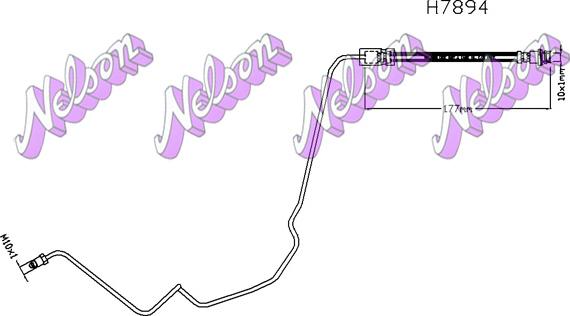 Kawe H7894 - Тормозной шланг abcparts.ee