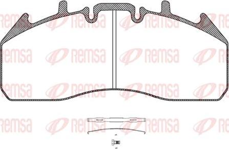 Kawe JCA1257.00 - Тормозные колодки, дисковые, комплект abcparts.ee