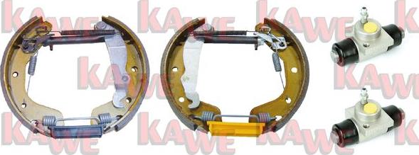 Kawe OEK558 - Комплект тормозных колодок, барабанные abcparts.ee