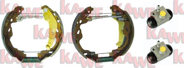 Kawe OEK629 - Комплект тормозных колодок, барабанные abcparts.ee