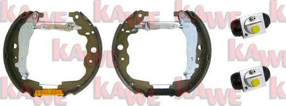 Kawe OEK824 - Комплект тормозных колодок, барабанные abcparts.ee