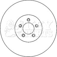 Key Parts KBD4731 - Тормозной диск abcparts.ee