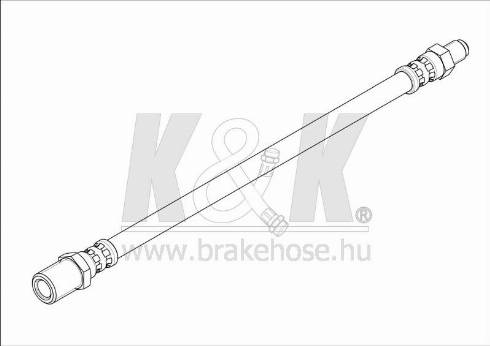 KK95KFT FT1496 - Тормозной шланг abcparts.ee
