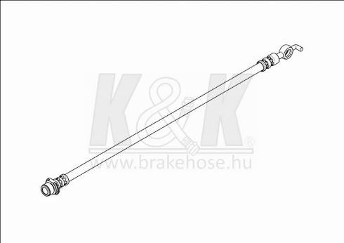 KK95KFT FT1893 - Тормозной шланг abcparts.ee