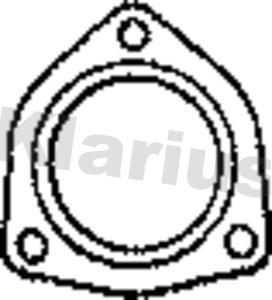 Klarius 410558 - Прокладка, труба выхлопного газа abcparts.ee