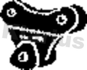 Klarius 420445 - Кронштейн, втулка, система выпуска ОГ abcparts.ee