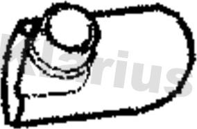 Klarius 110516 - Труба выхлопного газа abcparts.ee