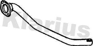 Klarius PG128J - Труба выхлопного газа abcparts.ee