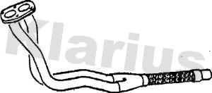 Klarius LA13J - Труба выхлопного газа abcparts.ee