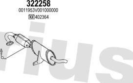 Klarius 810002E - Система выпуска ОГ abcparts.ee