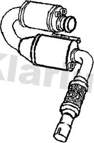 Klarius 390539 - Сажевый / частичный фильтр, система выхлопа ОГ abcparts.ee