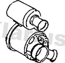 Klarius 390520 - Сажевый / частичный фильтр, система выхлопа ОГ abcparts.ee