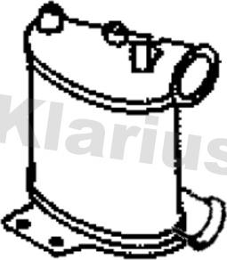 Klarius 390869 - Сажевый / частичный фильтр, система выхлопа ОГ abcparts.ee