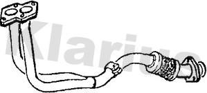 Klarius 301916 - Труба выхлопного газа abcparts.ee