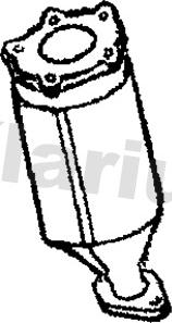 Klarius 380654 - Катализатор abcparts.ee