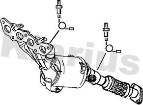 Klarius 323508 - Katalüsaator abcparts.ee