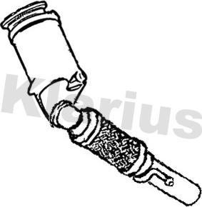 Klarius 323703 - Катализатор abcparts.ee