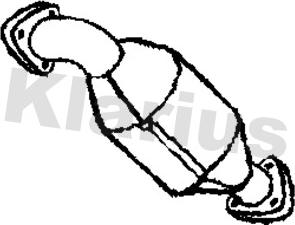 Klarius 322039 - Катализатор abcparts.ee