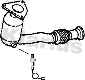 Klarius 322790 - Катализатор abcparts.ee