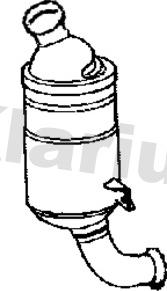 Klarius 322792 - Катализатор abcparts.ee