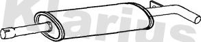 Klarius 240756 - Средний глушитель выхлопных газов abcparts.ee