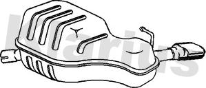 Klarius 270948 - Глушитель выхлопных газов, конечный abcparts.ee