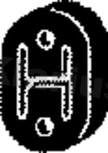 Klarius CLR7AE - Кронштейн, втулка, система выпуска ОГ abcparts.ee