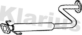 Klarius RR312K - Средний глушитель выхлопных газов abcparts.ee