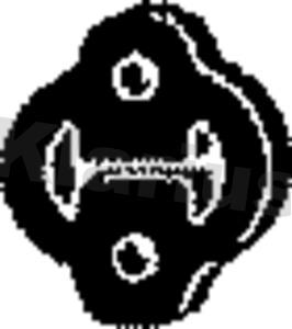 Klarius SUR1AW - Кронштейн, втулка, система выпуска ОГ abcparts.ee