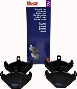 Klaxcar France 24808z - Тормозные колодки, дисковые, комплект abcparts.ee