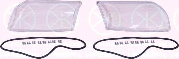 Klokkerholm 90470252 - Рассеиватель основной фары, Оптика, стекло фары abcparts.ee