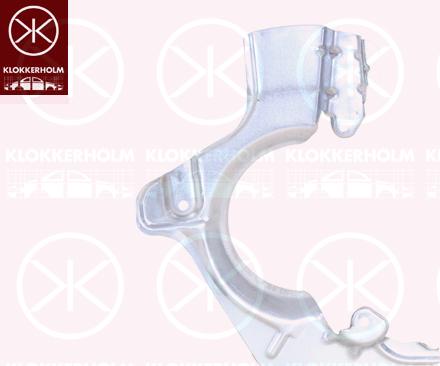 Klokkerholm 5025376 - Отражатель, защита, тормозной диск abcparts.ee