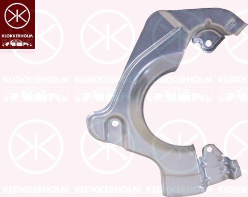 Klokkerholm 5025378 - Отражатель, защита, тормозной диск abcparts.ee