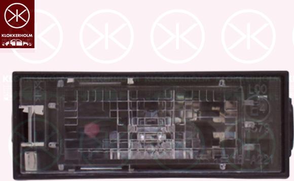 Klokkerholm 60560850 - Фонарь освещения номерного знака abcparts.ee