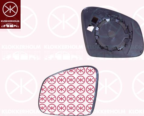 Klokkerholm 60041061 - Зеркальное стекло, наружное зеркало abcparts.ee
