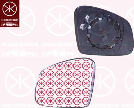 Klokkerholm 60041063 - Зеркальное стекло, наружное зеркало abcparts.ee