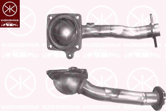 Klokkerholm 68148632 - Труба выхлопного газа abcparts.ee