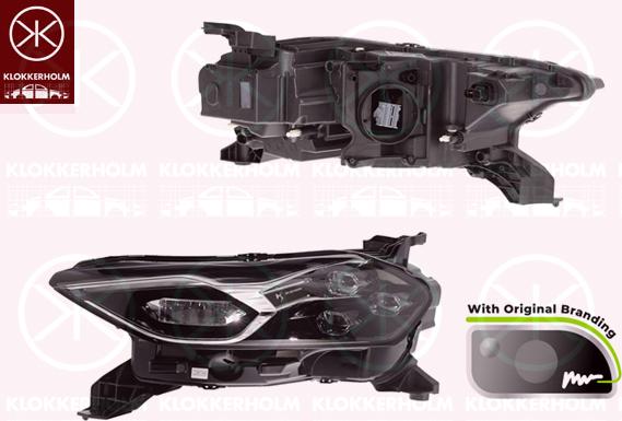 Klokkerholm 05420171A1 - Основная фара abcparts.ee